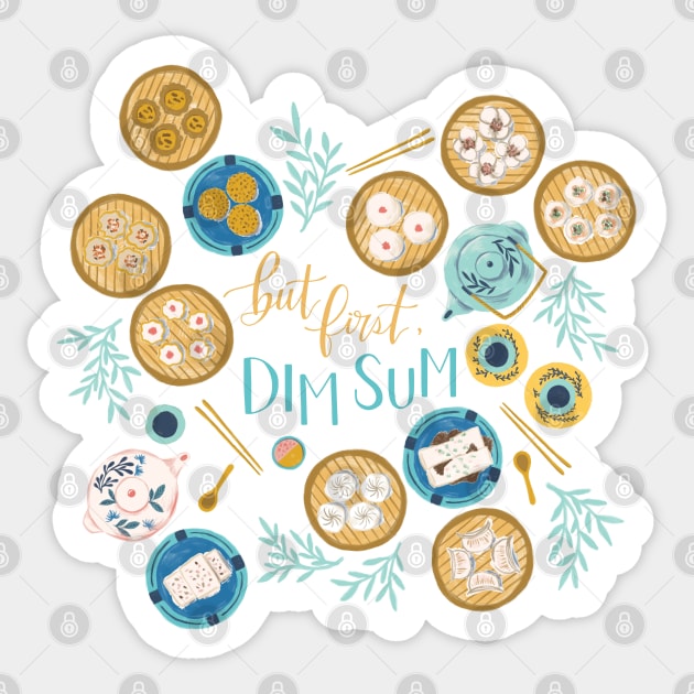 But first, Dim Sum! Sticker by YuanXuDesign